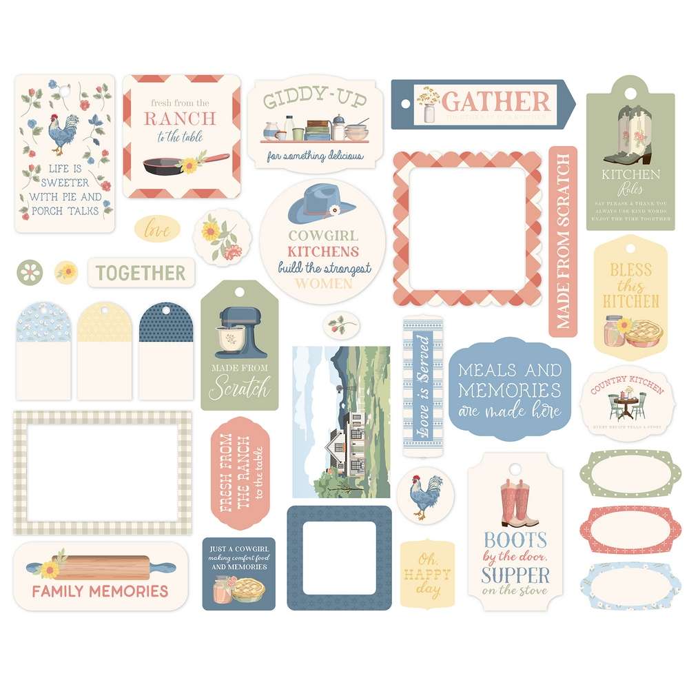 Carta Bella - Cowgirl Kitchen - Frames & Tags - Image 2