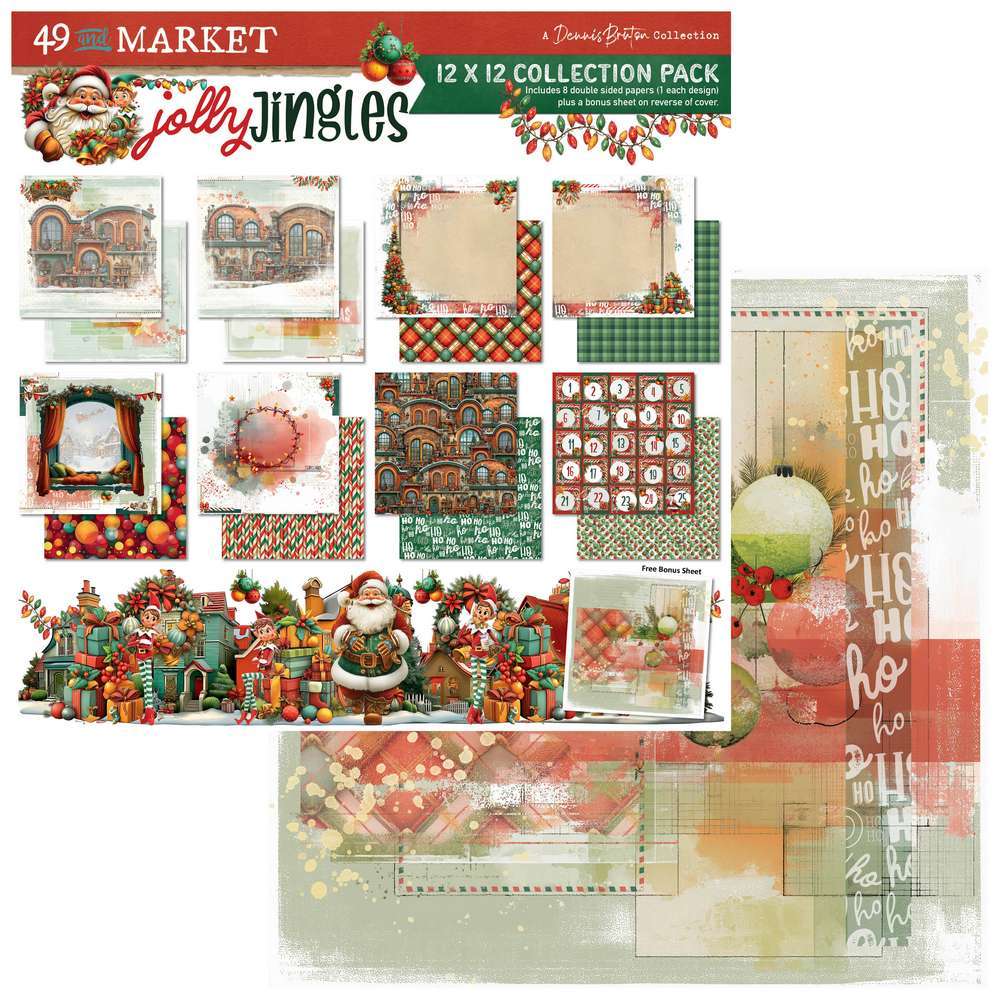 49 & Market - Jolly Jingles – 12 x12 Collection Pack - Image 2