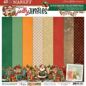 49 & Market - Jolly Jingles – 12 x12 Solids Pack