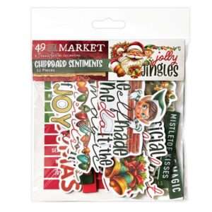 49 & Market - Jolly Jingles – Chipboard Set