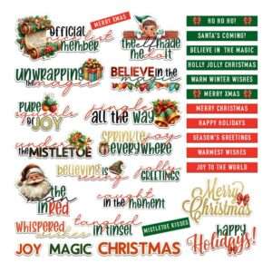 49 & Market - Jolly Jingles – Chipboard Set - Image 2