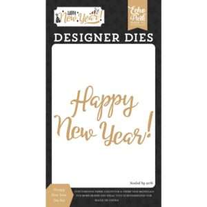Echo Park - Happy New Year - Small Die Set, Happy New Year