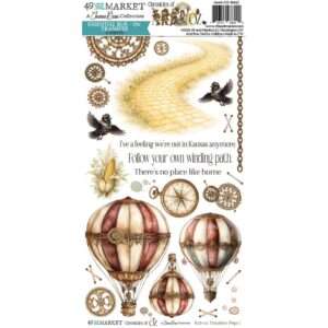49 & Market - Chronicles of Oz – Rub-On Transfer Set, Essential