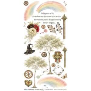 49 & Market - Chronicles of Oz – Rub-On Transfer Set, Blendable - Image 2