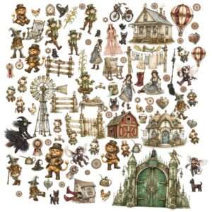49 & Market - Chronicles of Oz – Laser Cut Elements - Image 2