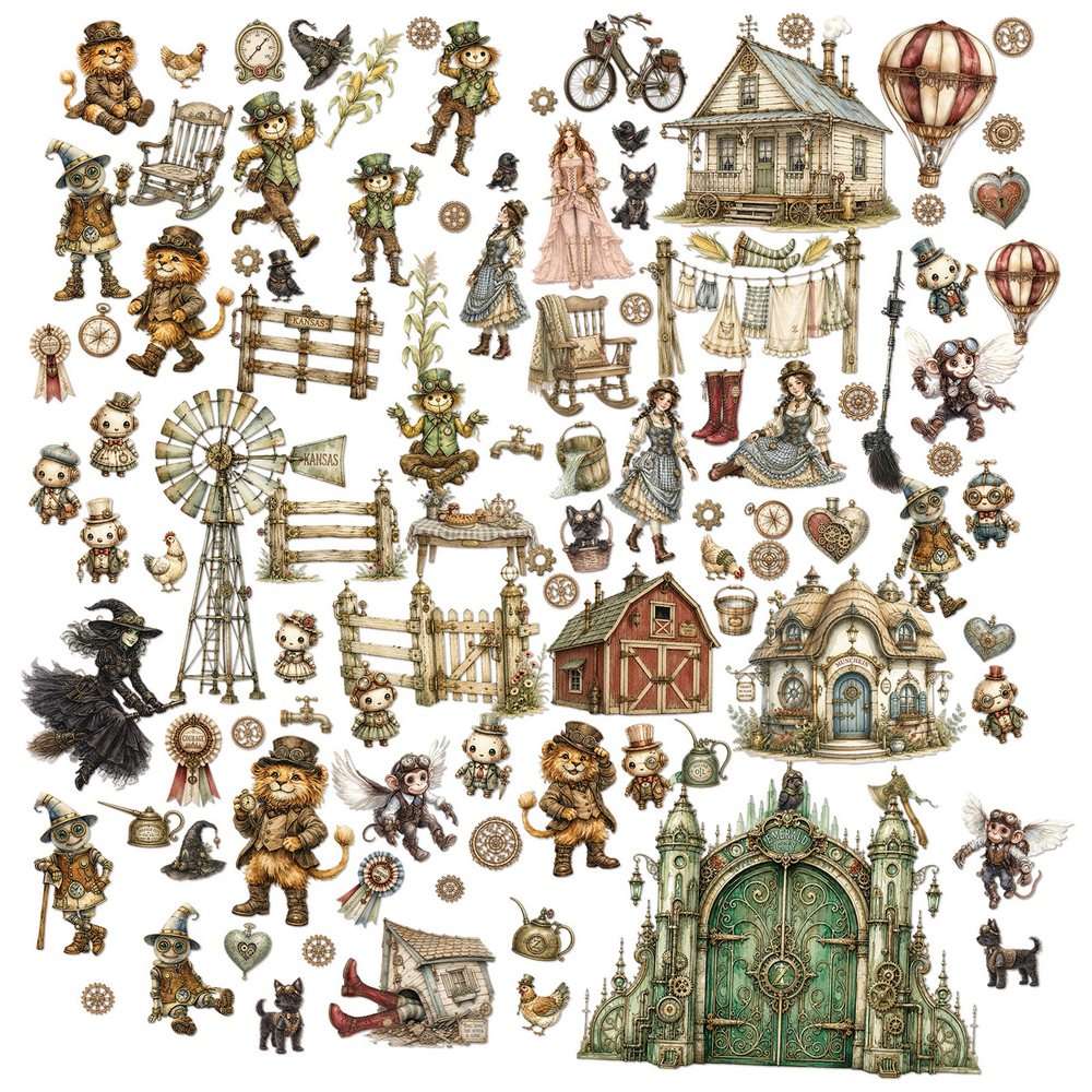 49 & Market - Chronicles of Oz – Laser Cut Elements - Image 2