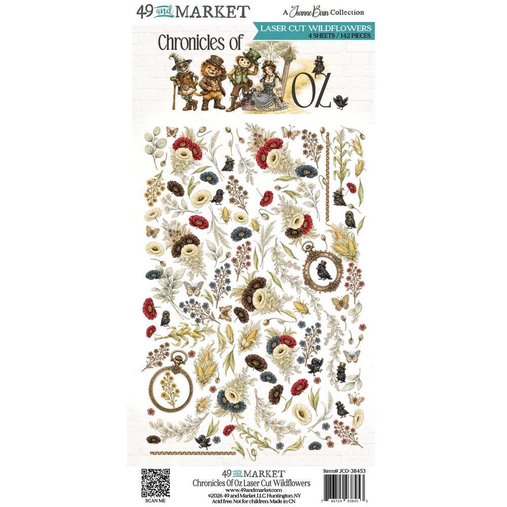 49 & Market - Chronicles of Oz – Laser Cut Wildflowers