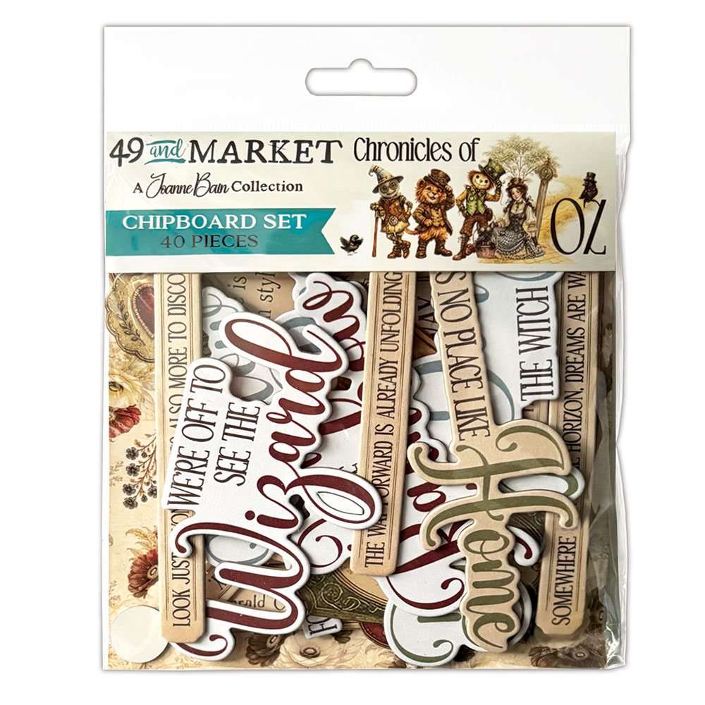 49 & Market - Chronicles of Oz – Chipboard Set