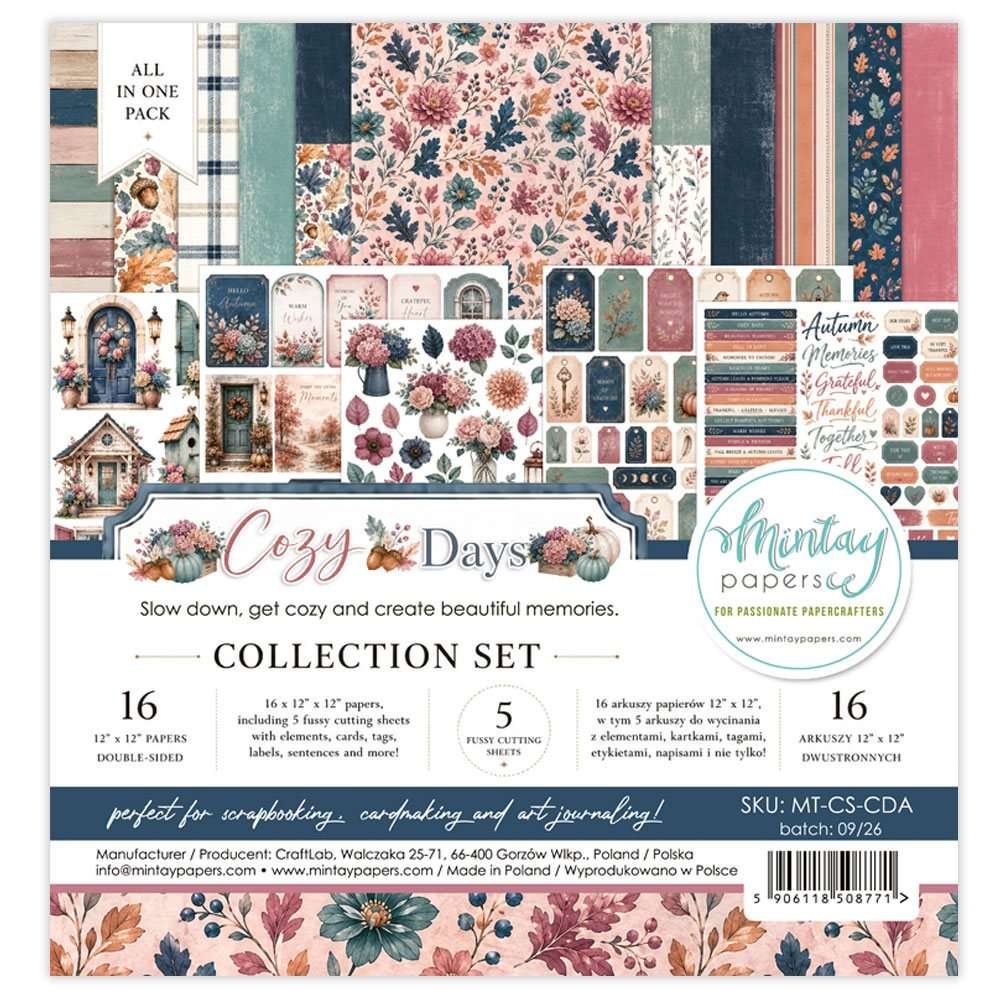 Mintay - 12x12" Collection Set - Cozy Days