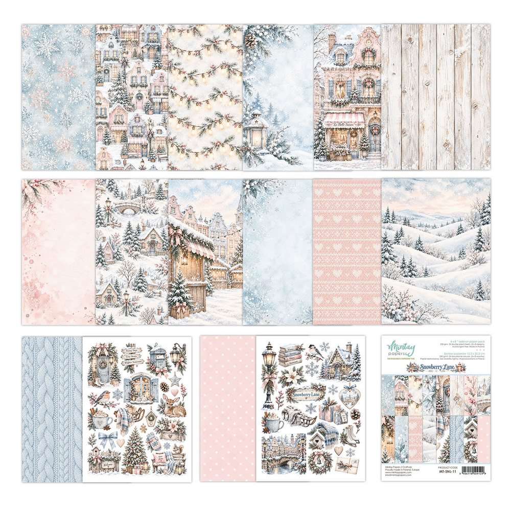 Mintay - Snowberry Lane - 6x8" Paper Pack - Image 2