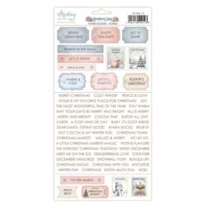 Mintay - Snowberry Lane - Paper Stickers, Words