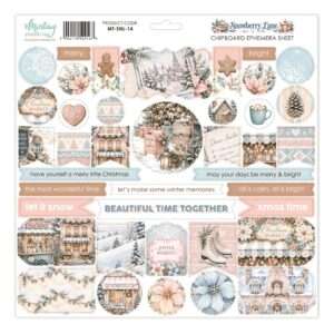 Mintay - Snowberry Lane - 12 x 12 Chipboard Ephemera Sheet