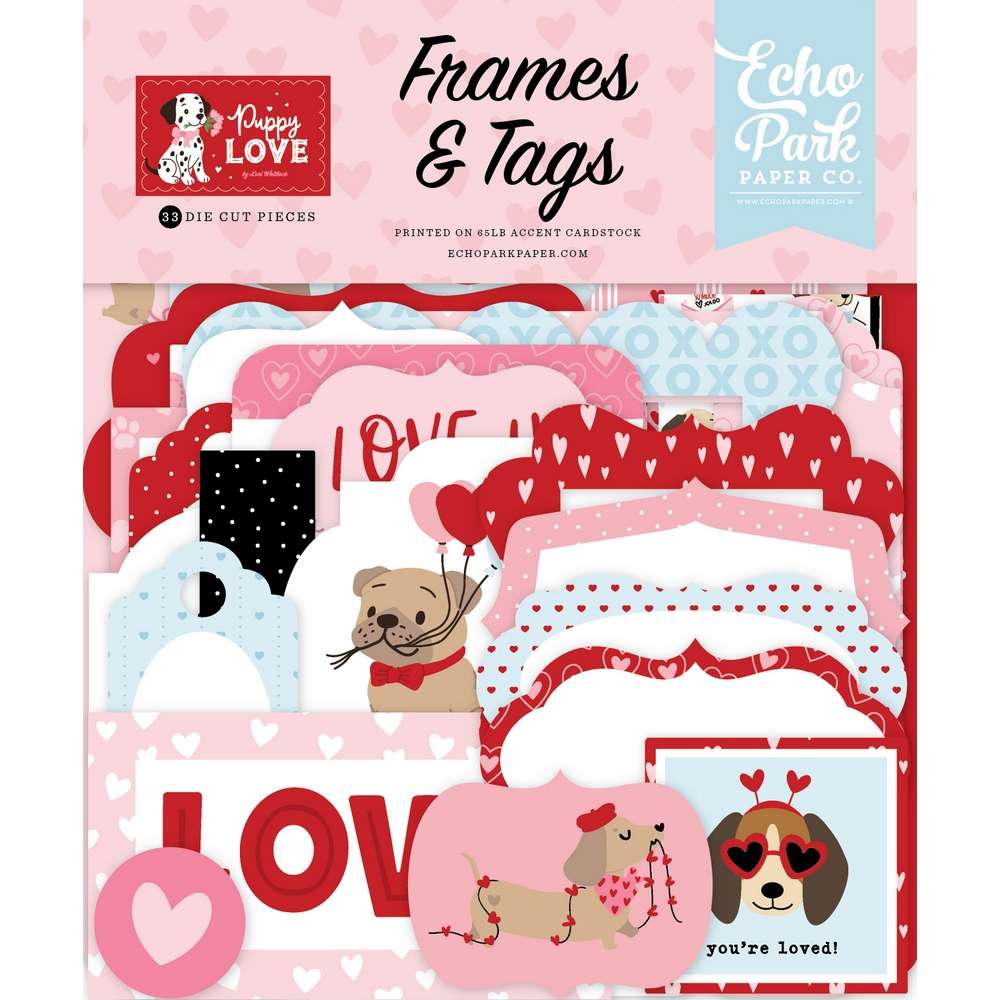 Echo Park - Puppy Love - Frames & Tags