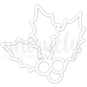 Uniquely Creative - Christmas Keepsakes - Holly Overlay
