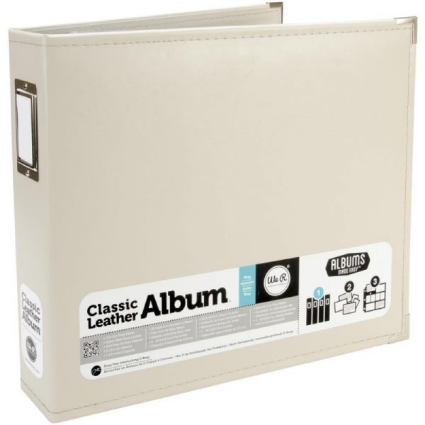 WeR Classic Leather 3Ring 12x12 Album - Greige