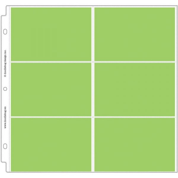 Doodlebug - Page Protectors 12x12" - 6 Pockets, Horizontal
