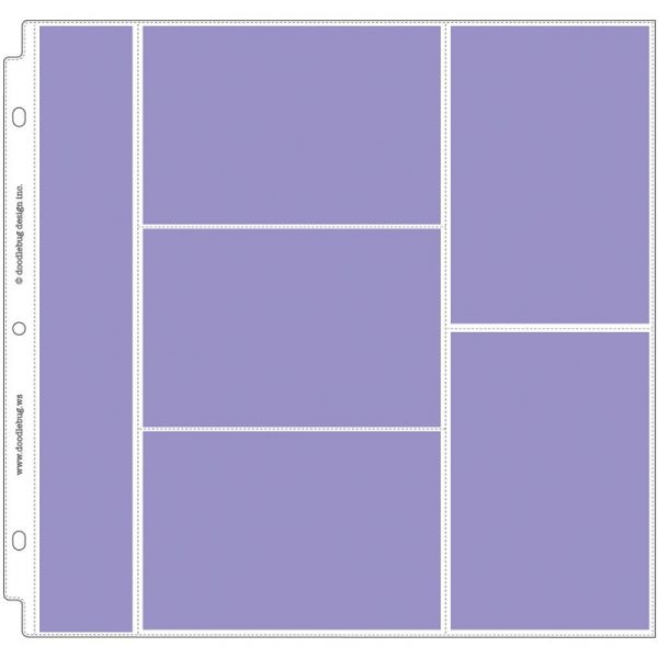 Doodlebug - Page Protectors 12x12" - Multi-Pocket