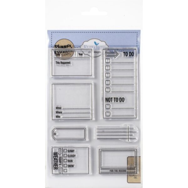 Elizabeth Crafts Clear Stamps - Reminders