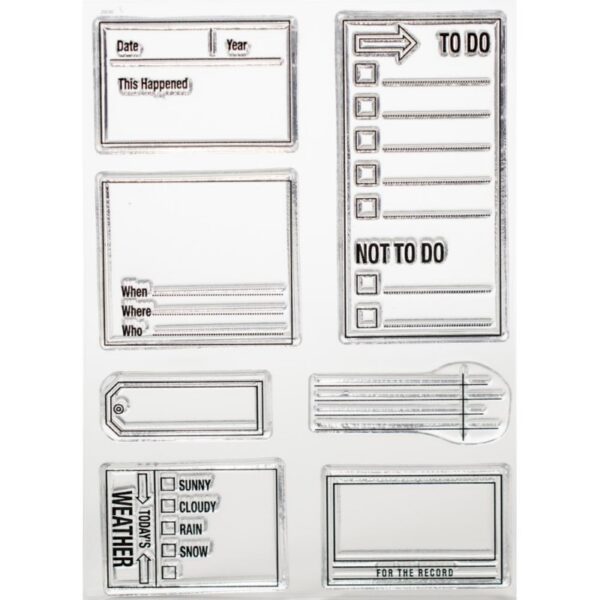 Elizabeth Crafts Clear Stamps - Reminders - Image 2