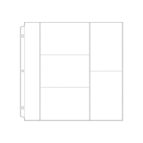 WeR - Photo Sleeve Protectors 12"x12" - 4x6 & 6x4 pockets